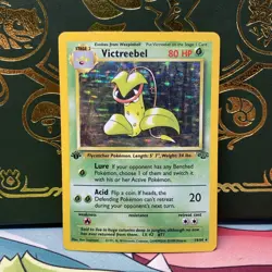 Pokemon TCG Jungle 1st edition Victreebel 14/64 Holo Rare MP + - Image 1