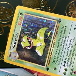 Pokemon TCG Jungle 1st edition Victreebel 14/64 Holo Rare MP + - Image 3