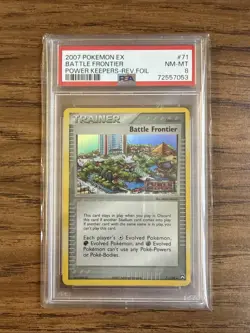 2007 Pokemon EX Battle Frontier Power Keepers Reverse Holo Foil PSA 8 - Image 1