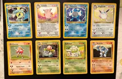 8 NEAR MINT POKEMON MIXED COLLECTION LOT BASE SET 2 (GYARADOS, BULBASAUR) - Image 2