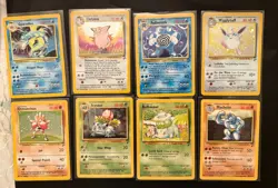 8 NEAR MINT POKEMON MIXED COLLECTION LOT BASE SET 2 (GYARADOS, BULBASAUR) - Image 5