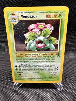 Pokemon Venusaur Holo Black Star Promo #13 SWIRL - Image 1
