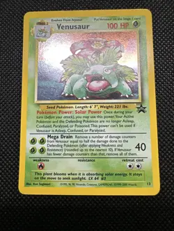 Pokemon Venusaur Holo Black Star Promo #13 SWIRL - Image 3