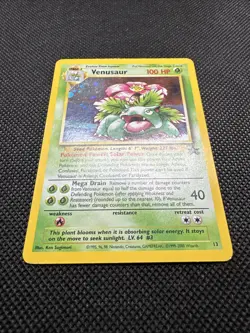 Pokemon Venusaur Holo Black Star Promo #13 SWIRL - Image 4