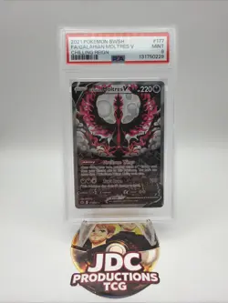Pokemon SW&SH Chilling Reign Galarian Moltres v #177 Alternate Art PSA Mint 9 - Image 1