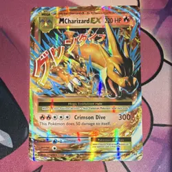 Pokemon M Charizard EX 13/108 Evolutions Ultra Rare Full Art Holo Mega 220 HP - Image 1