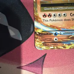 Pokemon M Charizard EX 13/108 Evolutions Ultra Rare Full Art Holo Mega 220 HP - Image 3