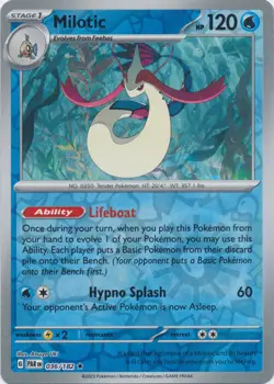 Pokemon SV04: Paradox Rift: Milotic - 036/182 - Reverse Holofoil - Image 1