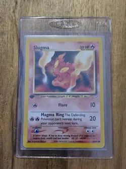 1st Edition Slugma - NEAR MINT - 53/64 Neo Revelation 2001 - WOTC Pokemon TCG - Image 1