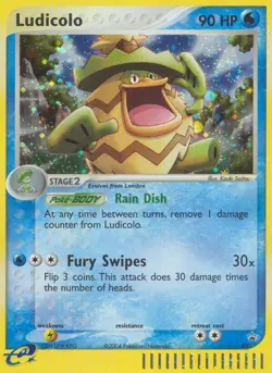 Pokemon Ludicolo (20/40) Nintendo Black Star Promos LP HOLO - Image 1