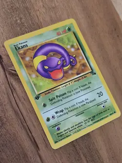 1st Edition Ekans - NEAR MINT - 46/62 Fossil Set 1999 - WOTC Pokemon TCG Vintage - Image 3