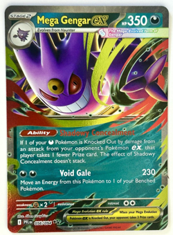 Mega Gengar EX - 056/094 - ME Phantasmal Flames - Pokemon TCG NM - Image 1