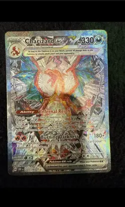 Pokemon TCG Charizard EX Holo Obsidian Flames Sir 223/197 Near Mint - Image 1