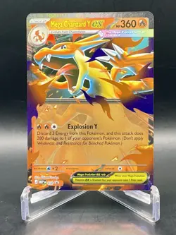 Mega Charizard Y ex 030 Ascended Heroes Black Star Promo Exclusive Pokemon NM/M - Image 1