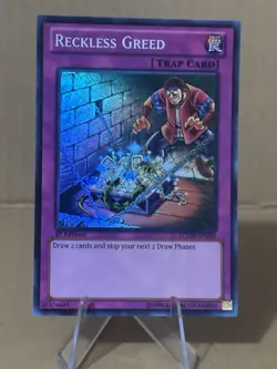 Yu-Gi-Oh Reckless Greed 1st Edition Super Rare LCYW-EN285 NM - Image 1