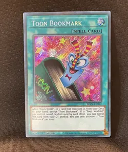 📖✨ Toon Bookmark BLCR-EN067 – Secret Rare 1st Edition Yu-Gi-Oh ✨📖 - Image 1