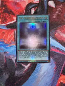 Yugioh! The Hidden Hecahands PHRE-EN008 Ultra Rare 1st Edition Light Play - Image 1