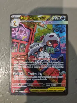 Mega Scrafty Ex 285/217 - Special Illustration Rare Ascended Heroes Pokemon TCG - Image 4