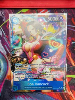 One Piece CCG Boa Hancock EB03-026 Alt Art SR - English - PACK FRESH MINT - Image 3