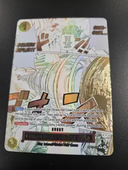Gum-Gum Golden Rifle OP15-116 Adventure Kami’s Island ONE PIECE Manga Art Alt - Image 1
