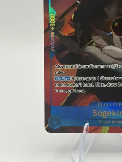 Sogeking (Alternate Art) - Pillars of Strength (OP03-122) One Piece TCG SEC Foil - Image 3