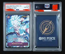 Monkey D. Luffy OP05-119 SEC Alt Art PRB01 2024 English One Piece Card PSA 10 - Image 1