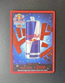 Red Bull Double DON!! 2K Red Foil Promo Card One Piece NM Tournament - Image 1