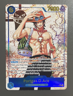 One Piece TCG Portgas D. Ace OP13‑119 Alt Art SEC Carrying on His Will - Image 1