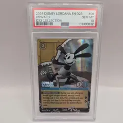 Disney Lorcana PSA 10 Oswald Promo 2024 06/23 D23 Collection English - Image 1