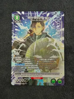 Union Arena UE17BT: SOLO LEVELING Min Byung-gu UE17BT/SLG-1-061 Uncommon 1-Star - Image 1