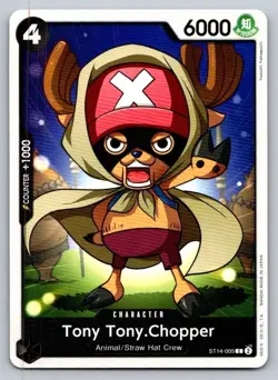 One Piece Tony.Chopper ST14-005 Straw Hat Crew CCG TCG CARD Tony Chopper NM - Image 1