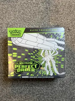 Pokemon Mega Evolution Perfect Order ETB Elite Trainer Box Sealed New - Image 1