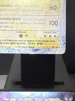 Pokemon Card Zapdos 19/110 Legendary Collection Set Reverse Holo Rare Played - Image 4