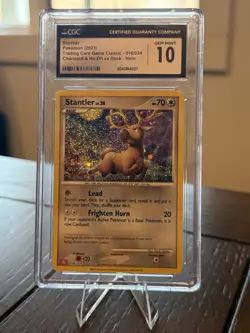 Pokemon Stantler 016/034 Trading Card Game Classic Holo CGC 10 - Image 1