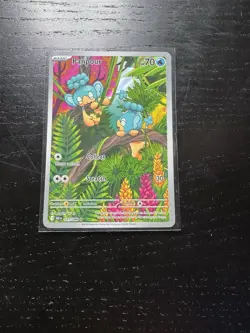 Pokemon TCG Panpour Black Bolt Illustration Card 101/086 English Mint Condition - Image 1