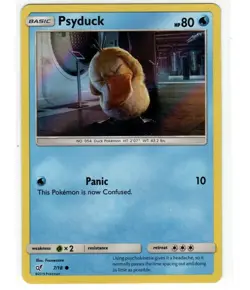Psyduck (Holo Common) 7/18 Holo Detective Pikachu - Pokemon Card - NM - Image 1