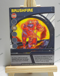 Bakugan Card - Brushfire - Blue Ability Card - BA278 - 35/48c - 2008 - Image 1