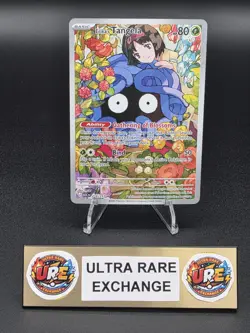 Pokemon TCG Erika's Tangela 218/217 Scarlet & Violet Full Art Holo Card - Image 4