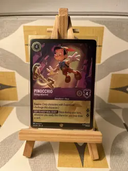 Pinocchio Strings Attached 61/204 Foil - Lorcana Card Reign of Jafar - Image 1