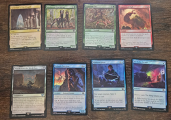 MTG FOIL Lord Of The Rings Tales Of Middle Earth- 8 CARD LOT - Image 1