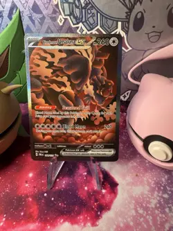 Pokemon TCG Bloodmoon Ursaluna EX Prismatic Evolutions Card 168/131 NM Condition - Image 1