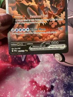 Pokemon TCG Bloodmoon Ursaluna EX Prismatic Evolutions Card 168/131 NM Condition - Image 3