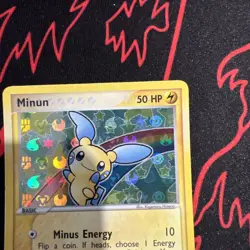 Minun 67/101 Hidden Legends Reverse Holo Pokemon Card Near Mint!! - Image 3