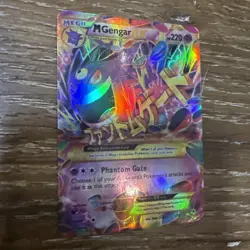 Pokemon M Gengar EX Card 121/119 Mega Secret Rare Phantom Forces - Image 1