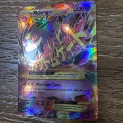 Pokemon M Gengar EX Card 121/119 Mega Secret Rare Phantom Forces - Image 2