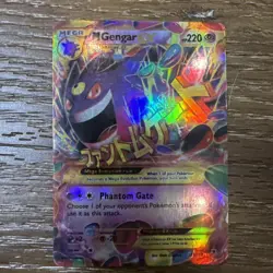 Pokemon M Gengar EX Card 121/119 Mega Secret Rare Phantom Forces - Image 3