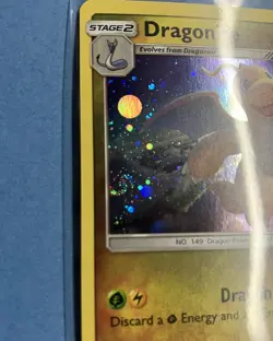 Dragonite 96/149 Cosmos Holo Sun & Moon Base Set Pokemon Card (Swirl) - Image 3
