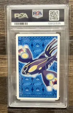 2015 POKEMON ALPHA SAPPHIRE PLAYING CARDS KING OF DIAMONDS MEGA BLAZIKEN PSA 10 - Image 2