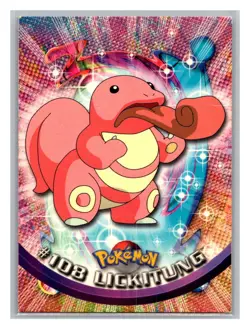 Lickitung #108 2000 Topps Pokemon TV Animation Pokemon Trading Card TCG 2000 - Image 1