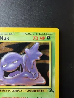 Pokemon Muk Fossil Holo Rare 13/62 1999 Wizards of the Coast Trading Card - Image 4